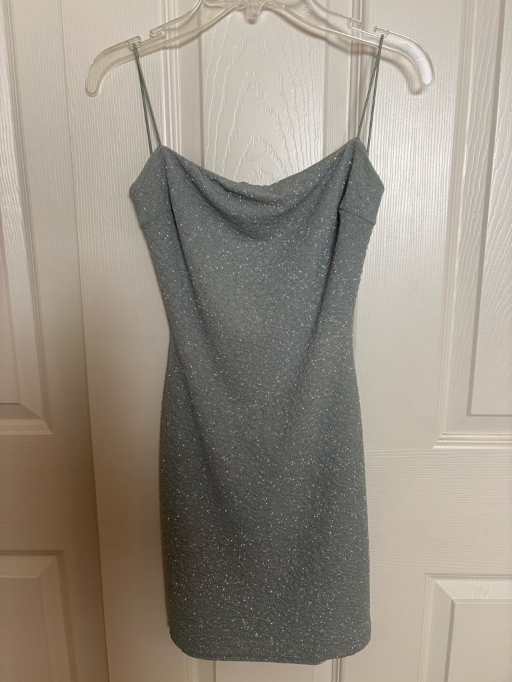 Windsor minidress sparkly sage green